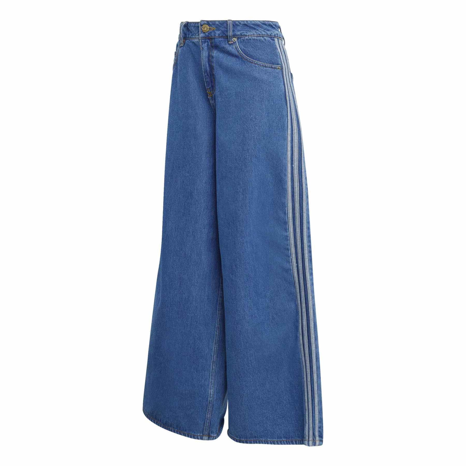 Spodnie jeansowe damskie adidas FIREBIRD niebieskie KD2906