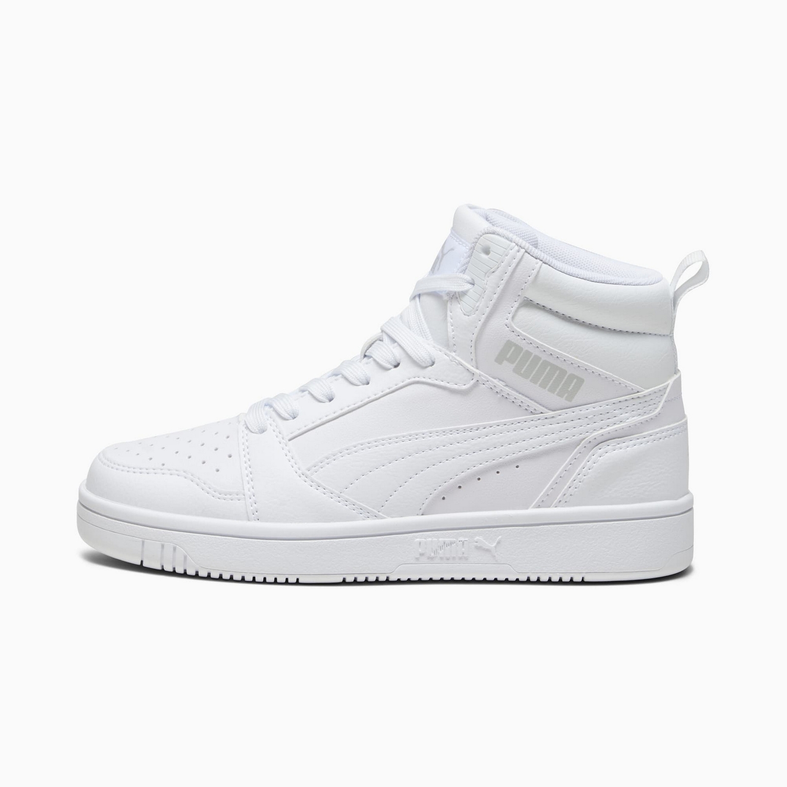 Buty sportowe dziecice Puma REBOUND V6 MID JR biae 39383105