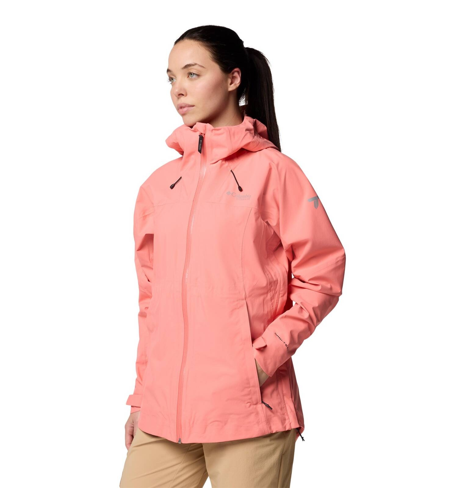 Kurtka wodoodporna damska Columbia NORTHWEST EXPLORER rowa 2116281685