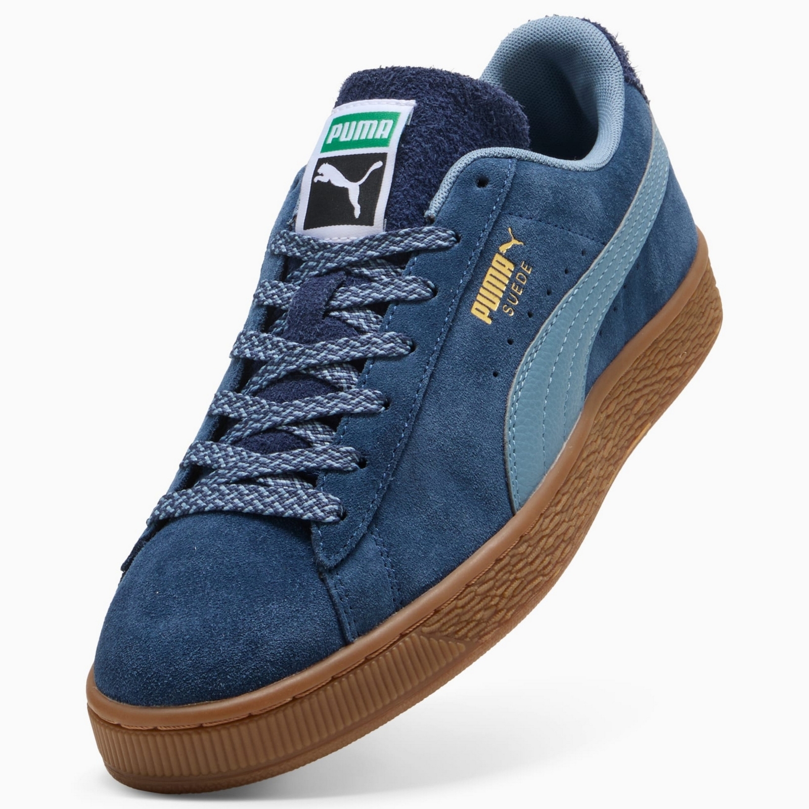 Buty sportowe m�skie Puma SUEDE FUZZY niebieskie 40322701