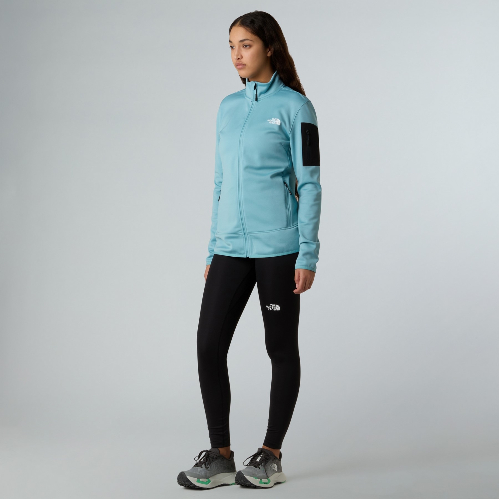 Bluza polarowa damska The North Face MISTYESCAPE niebieska NF0A8BRKE08