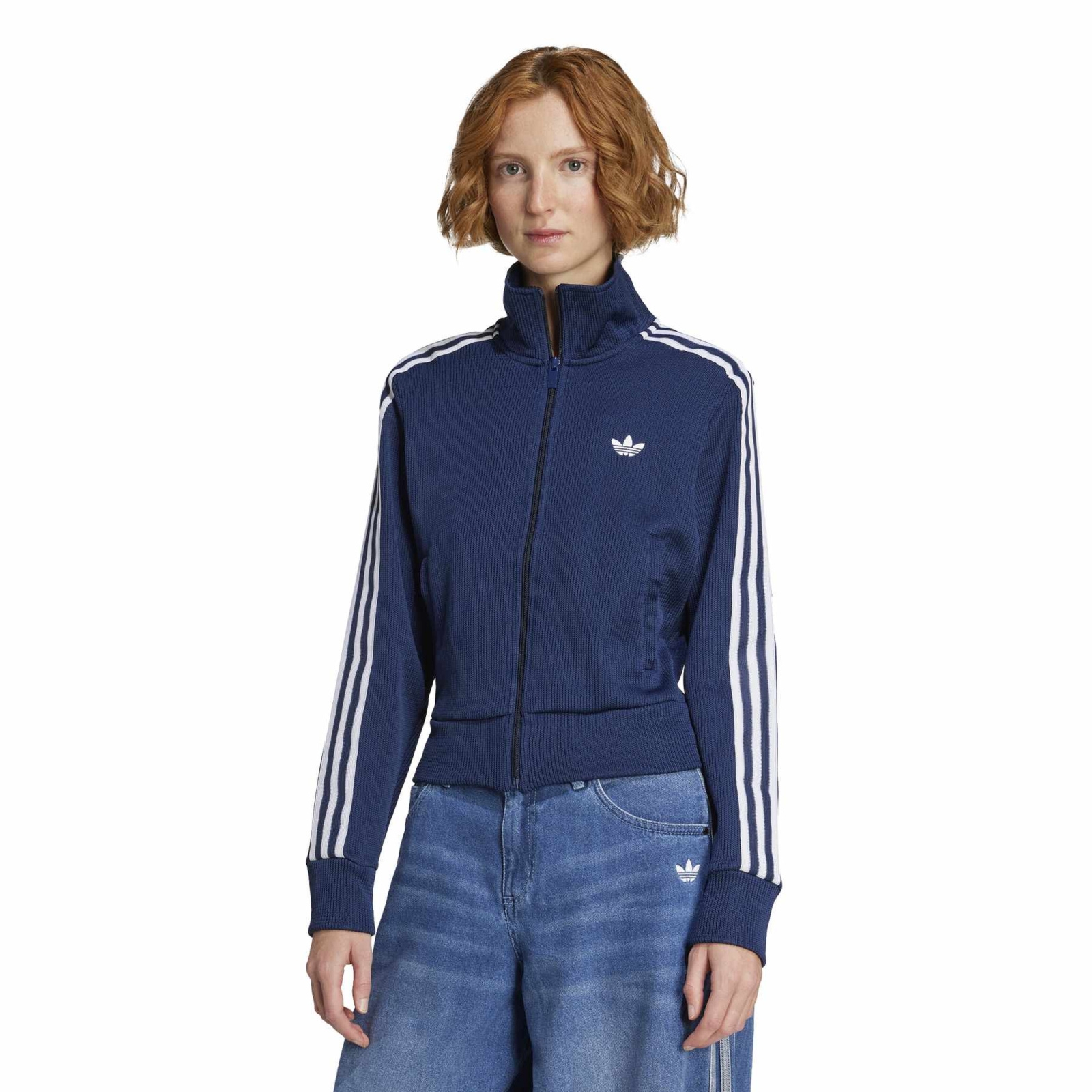 Bluza dresowa damska adidas FIREBIRD granatowa JY2614