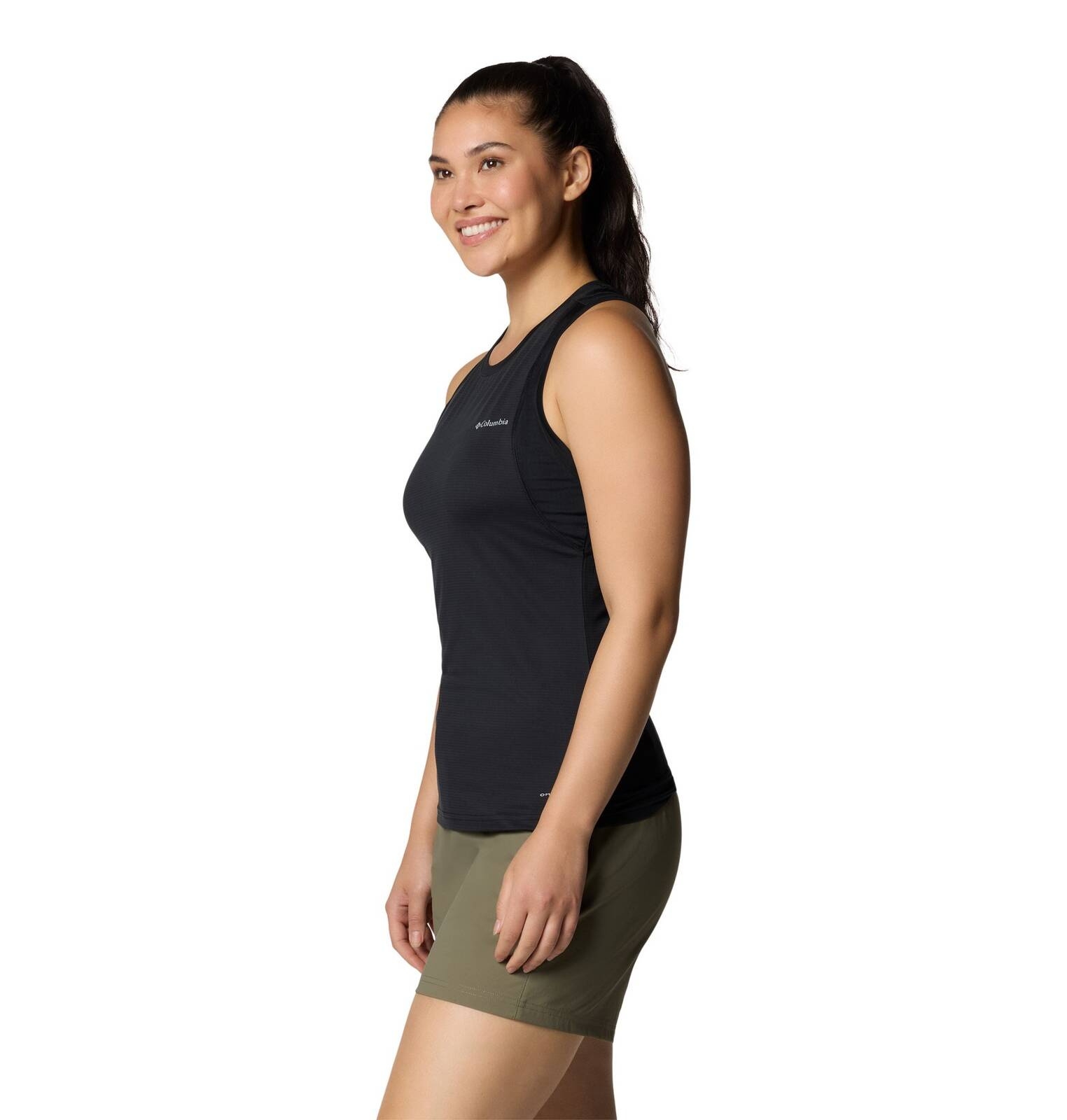Tank top treningowy damski Columbia WEEKEND ASCENT czarny 2119221010