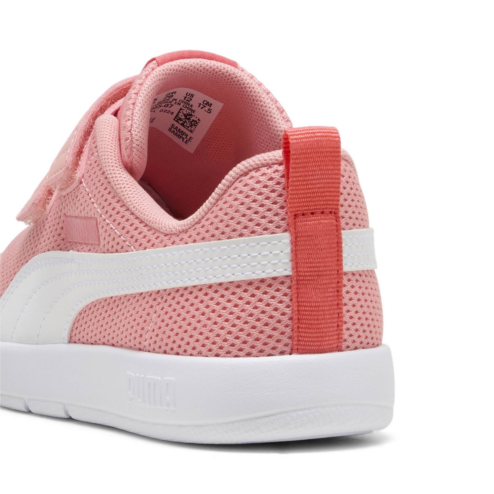 Buty sportowe dziewczce Puma COURTFLEX V3 MESH PS rowe 39808507