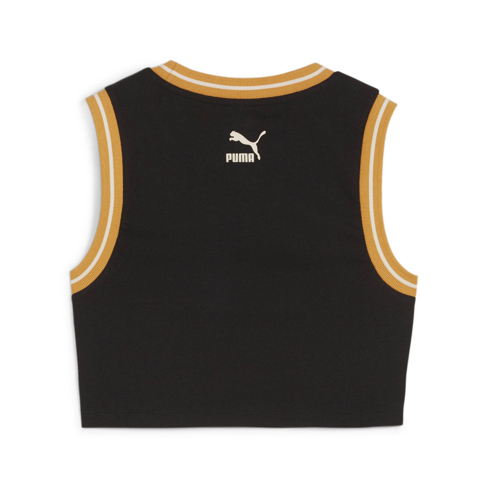 Crop top damski Puma TEAM FOR THE FANBASE GRAPHIC czarny 62502401