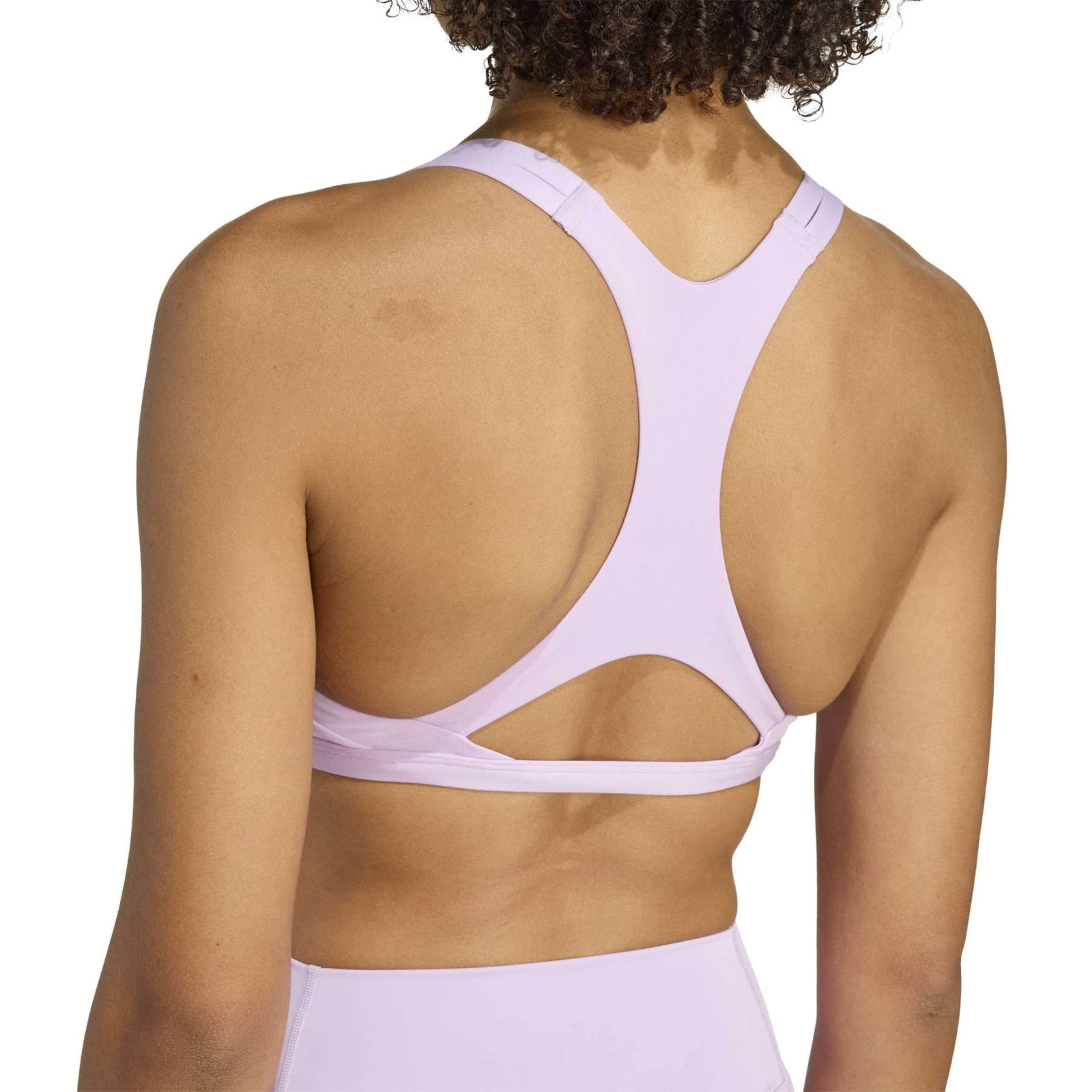 Stanik sportowy damski adidas AEROIMPACT LUXE fioletowy KA3794
