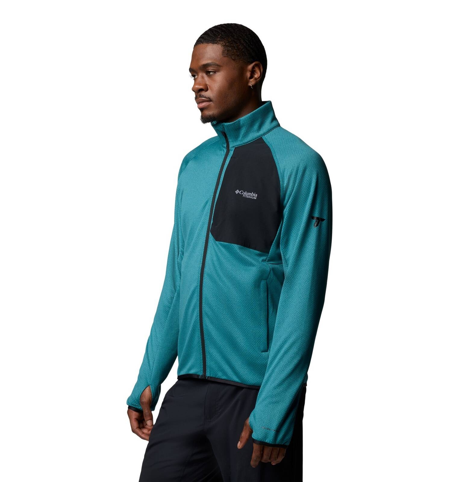 Bluza polarowa mska Columbia TRIPLE CANYON II turkusowa 2094963364
