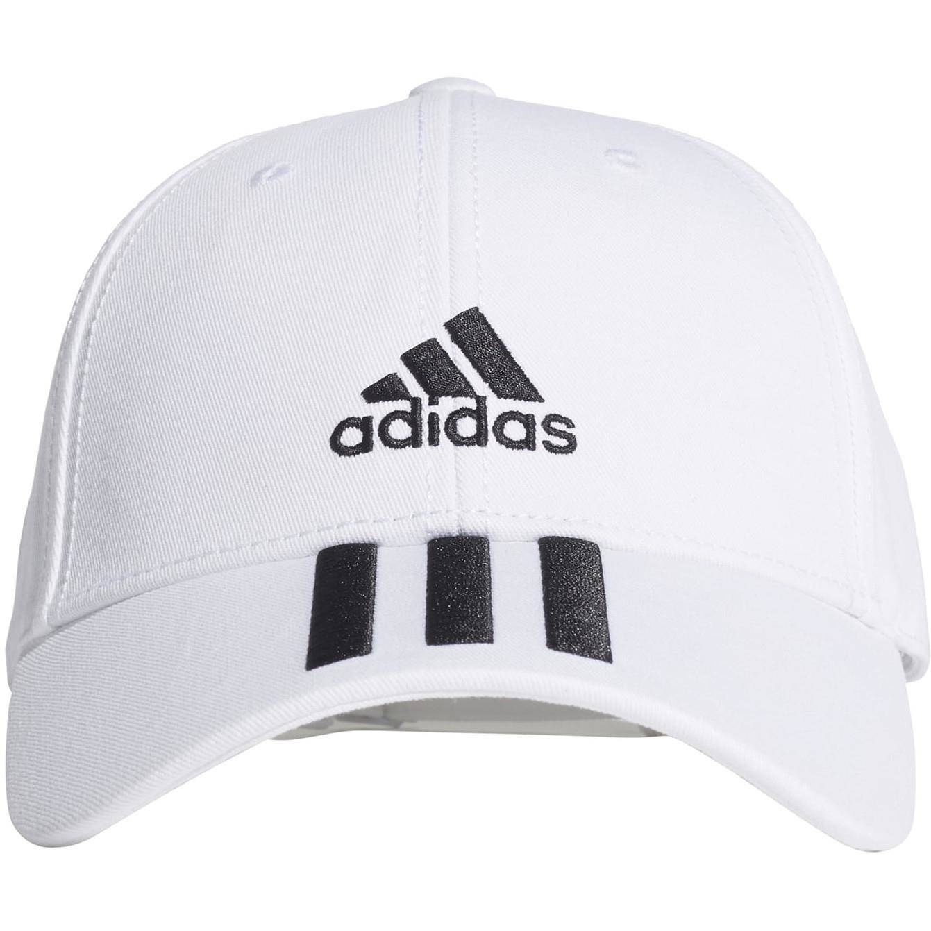 Czapka z daszkiem unisex adidas Neo 3 Stripes biaa FQ5411