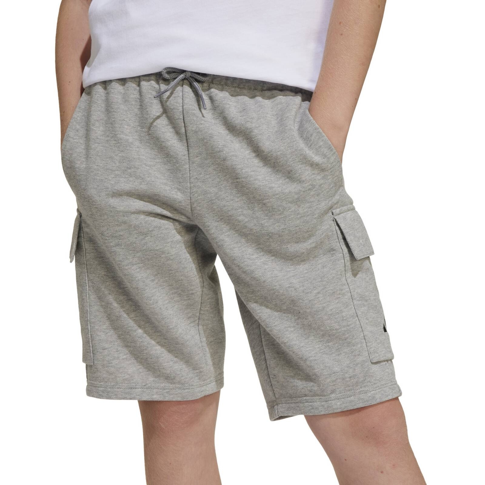 Spodenki dresowe dziecice adidas ESSENTIALS szare JE3973