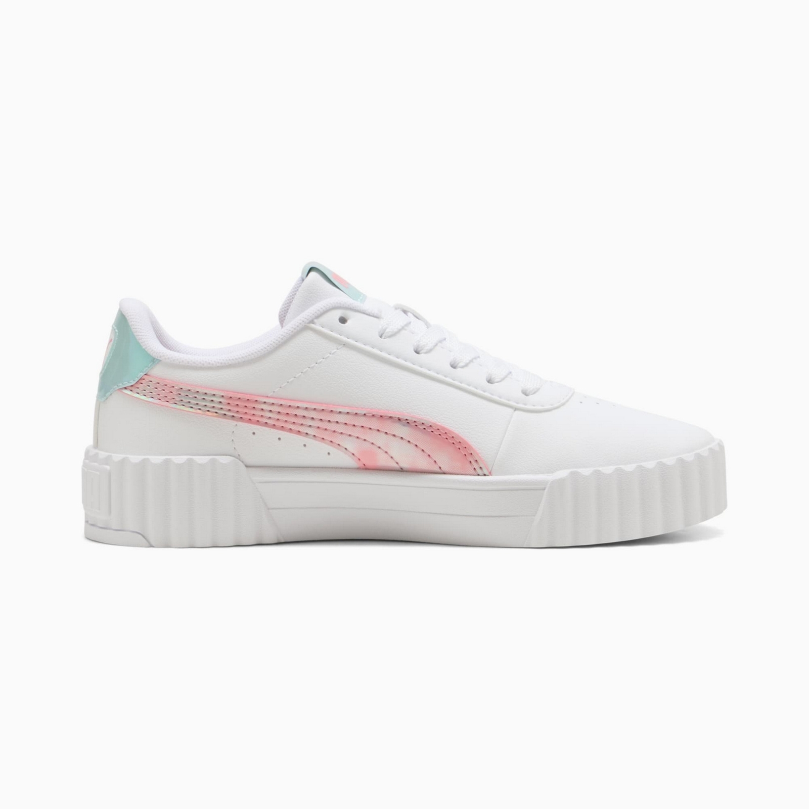 Buty sportowe dzieci�ce Puma CARINA 3.0 SPACE BELLE JR bia�e 40280201