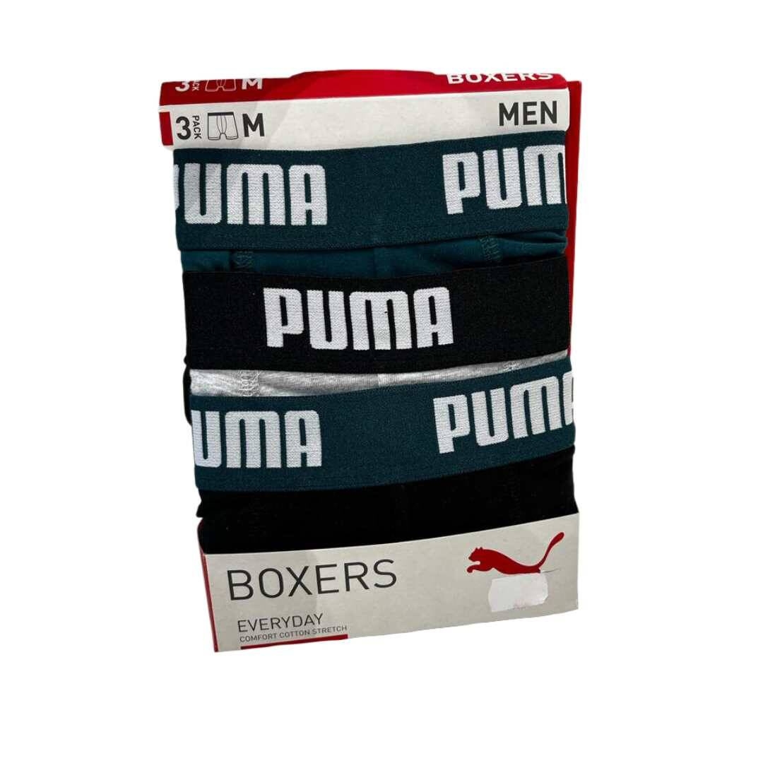Bokserki mskie Puma BASIC BRAND ELASTIC 3-PACK wielokolorowe 93545710