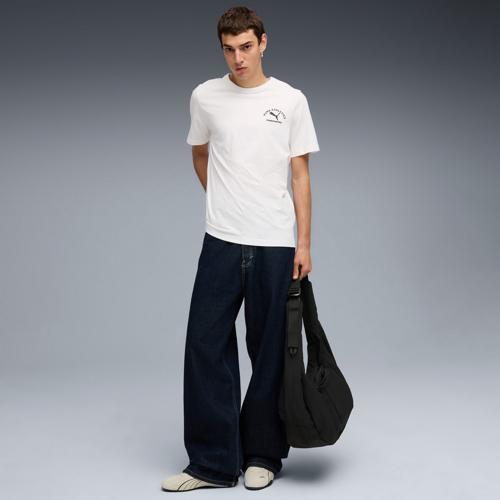 Koszulka m�ska Puma CLASS GRAPHIC bia�a 68821902