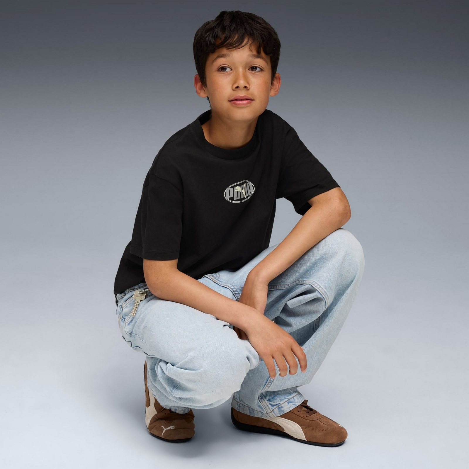 Koszulka ch�opi�ca Puma ESS LOGO LAB RELAXED EXECUTION czarna 68898401