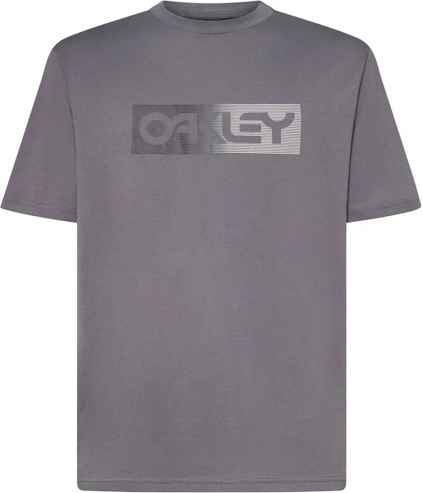 Koszulka mska Oakley DUAL B1B LOGO szara FOA406920-25N