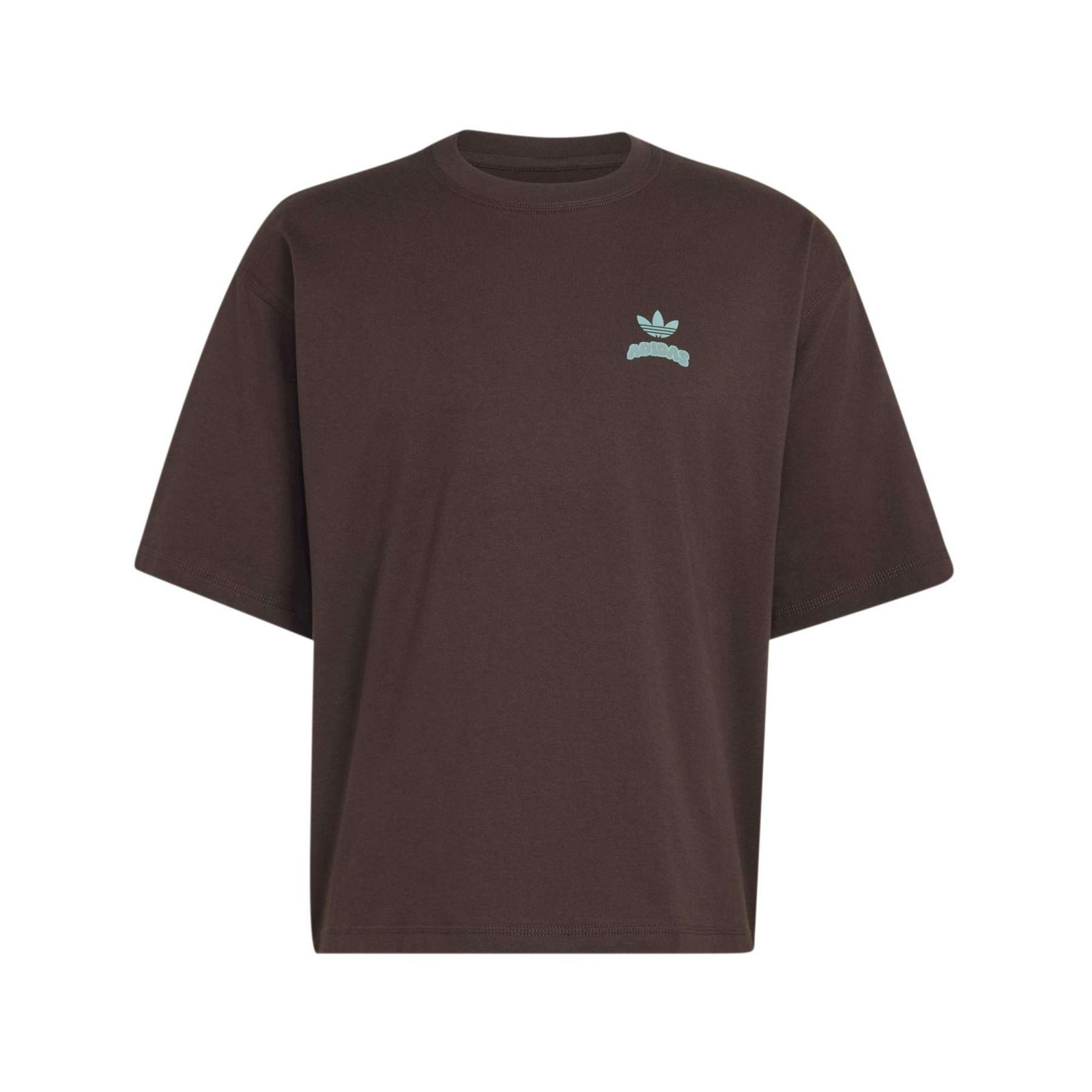 Koszulka m�ska adidas PIXELATED BURGER CHARACTER br�zowa KW8011