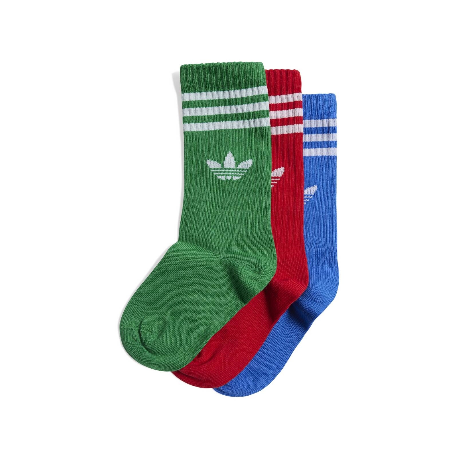 Skarpety dziecice adidas CREW 3-PACK wielokolorowe JJ1991