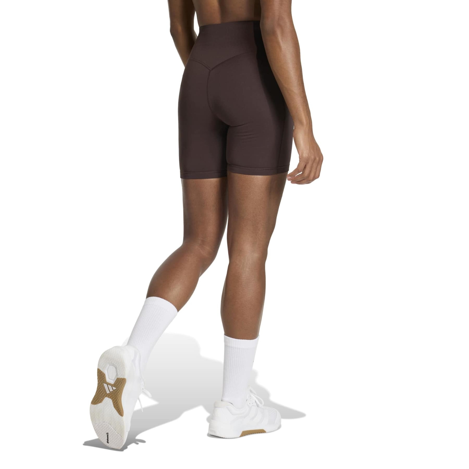 Legginsy treningowe damskie adidas OPTIME POWER br�zowe KF1043