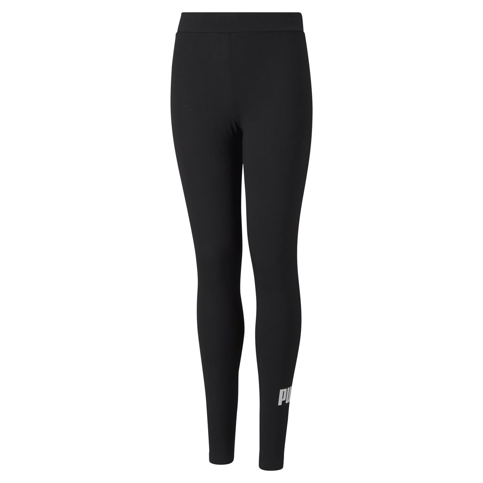 Legginsy dziewczce Puma ESSENTIAL LOGO czarne 58703501