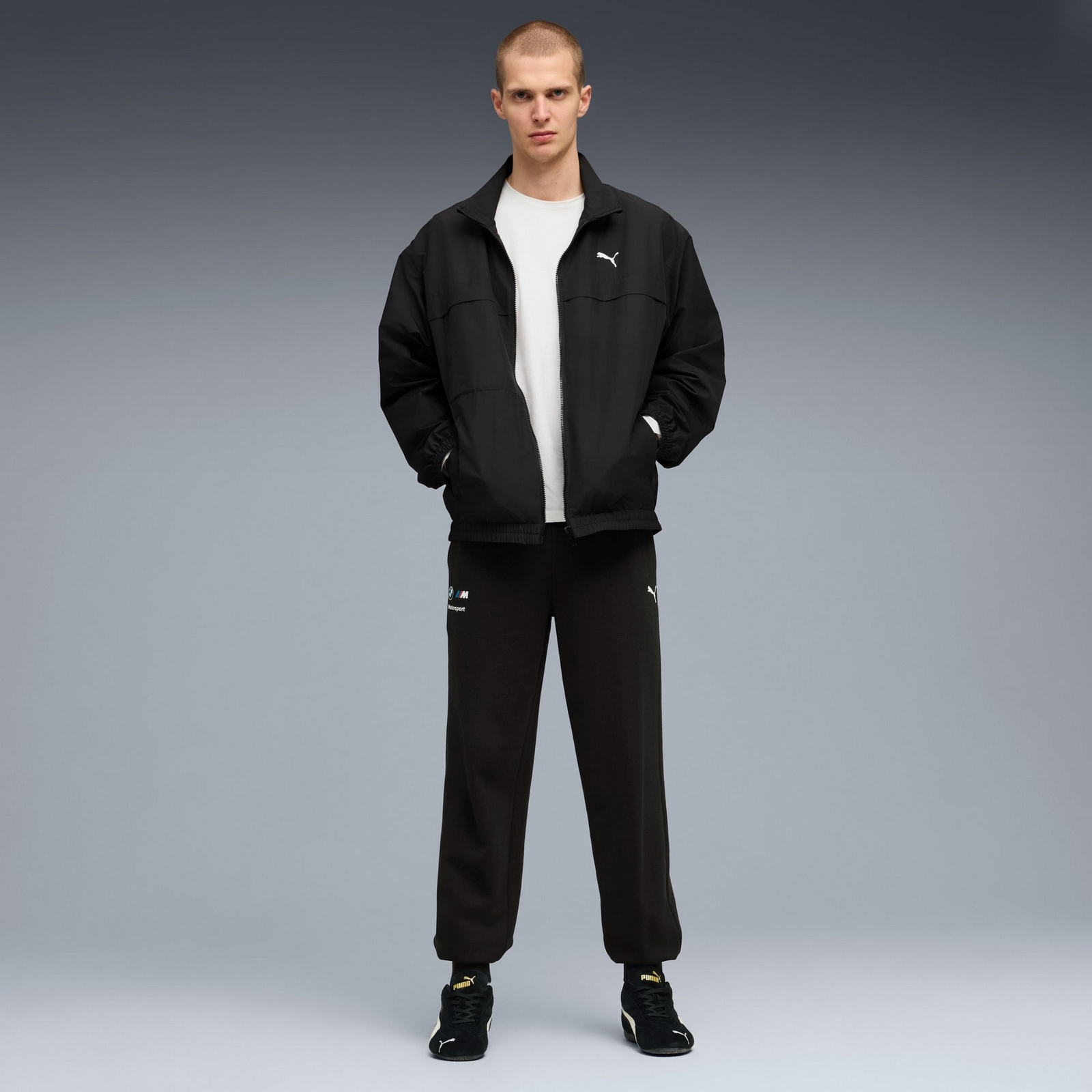 Spodnie dresowe m�skie Puma BMW MMS ESS FT czarne 63489401