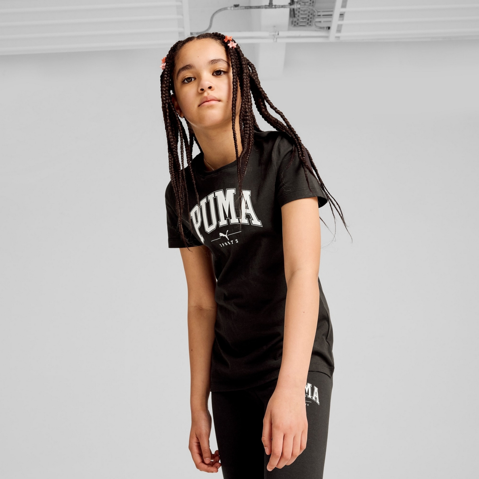Koszulka dziewczca Puma SQUAD czarna 68177901