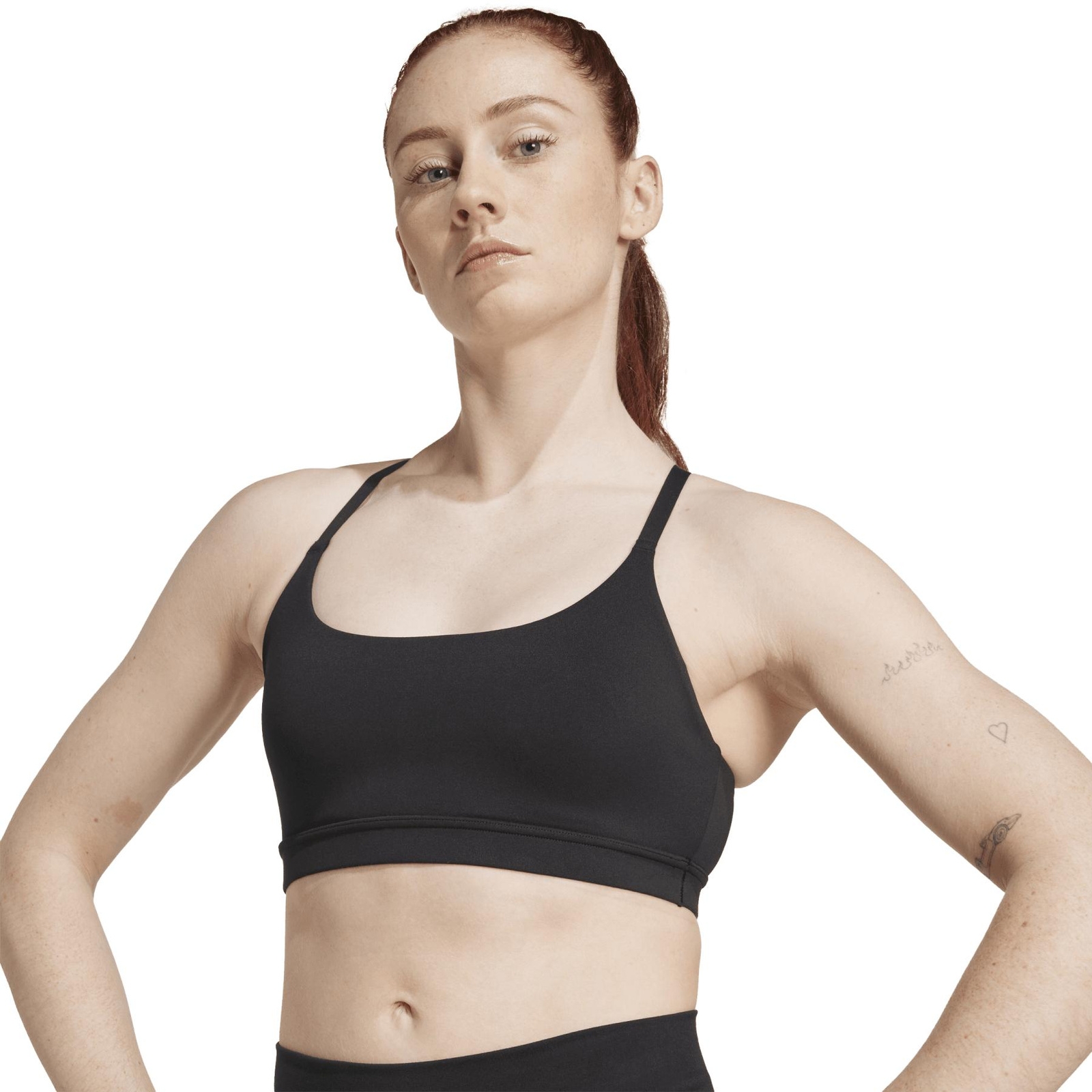 Stanik sportowy damski adidas ALL ME czarny JL5480