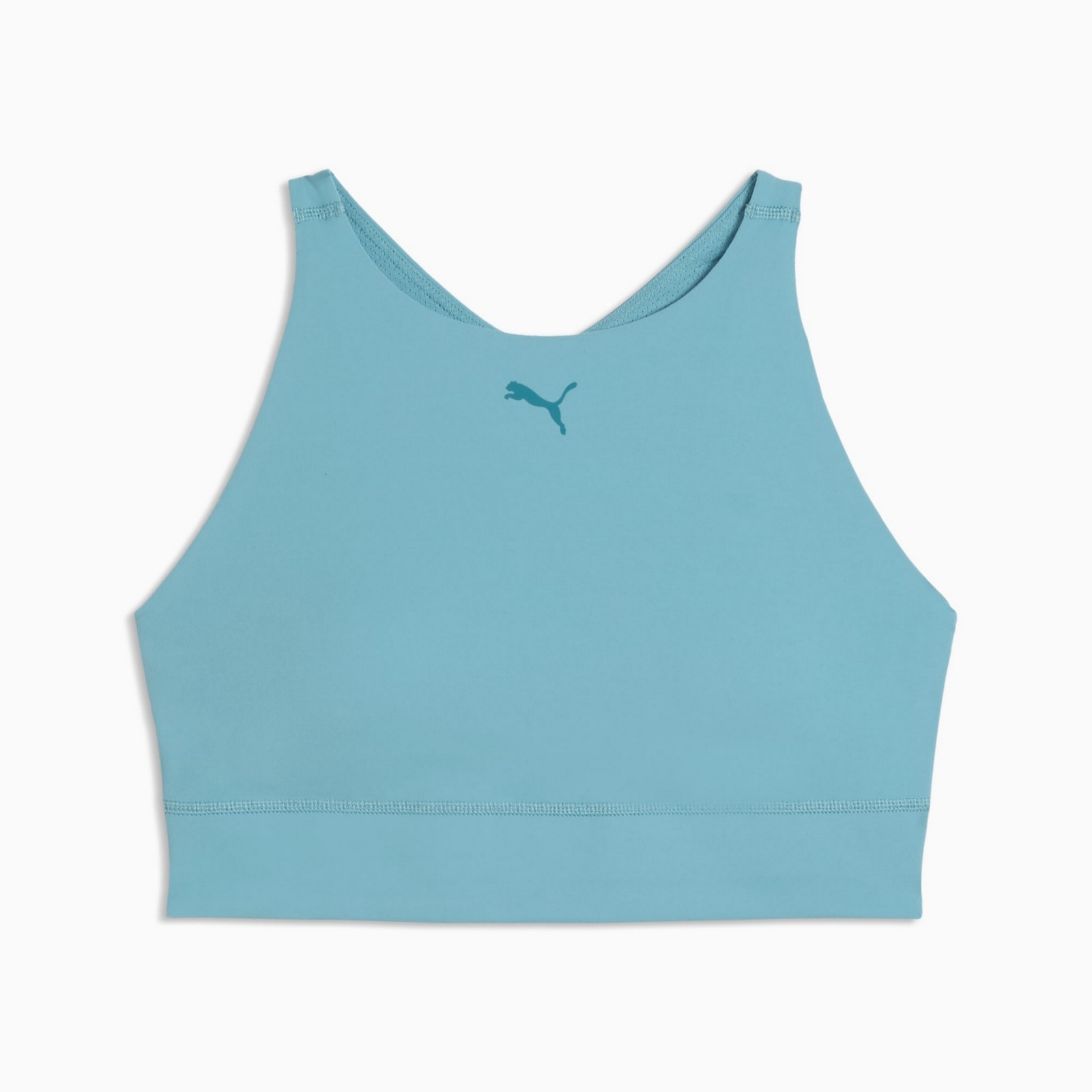 Stanik sportowy damski Puma SHAPELUXE HIGH NECK niebieski 52813846