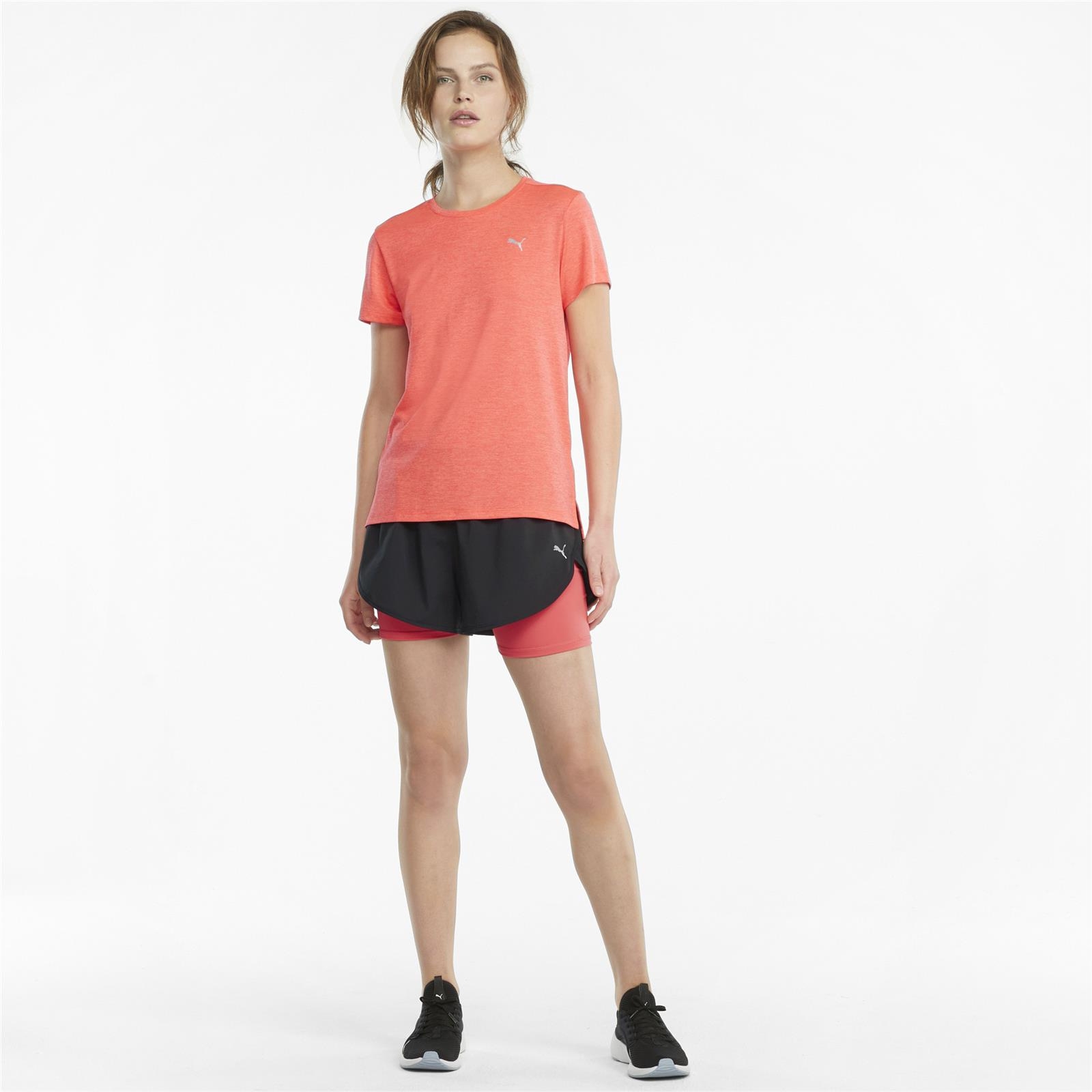 Szorty damskie Puma 2in1 Run czarne 52107251