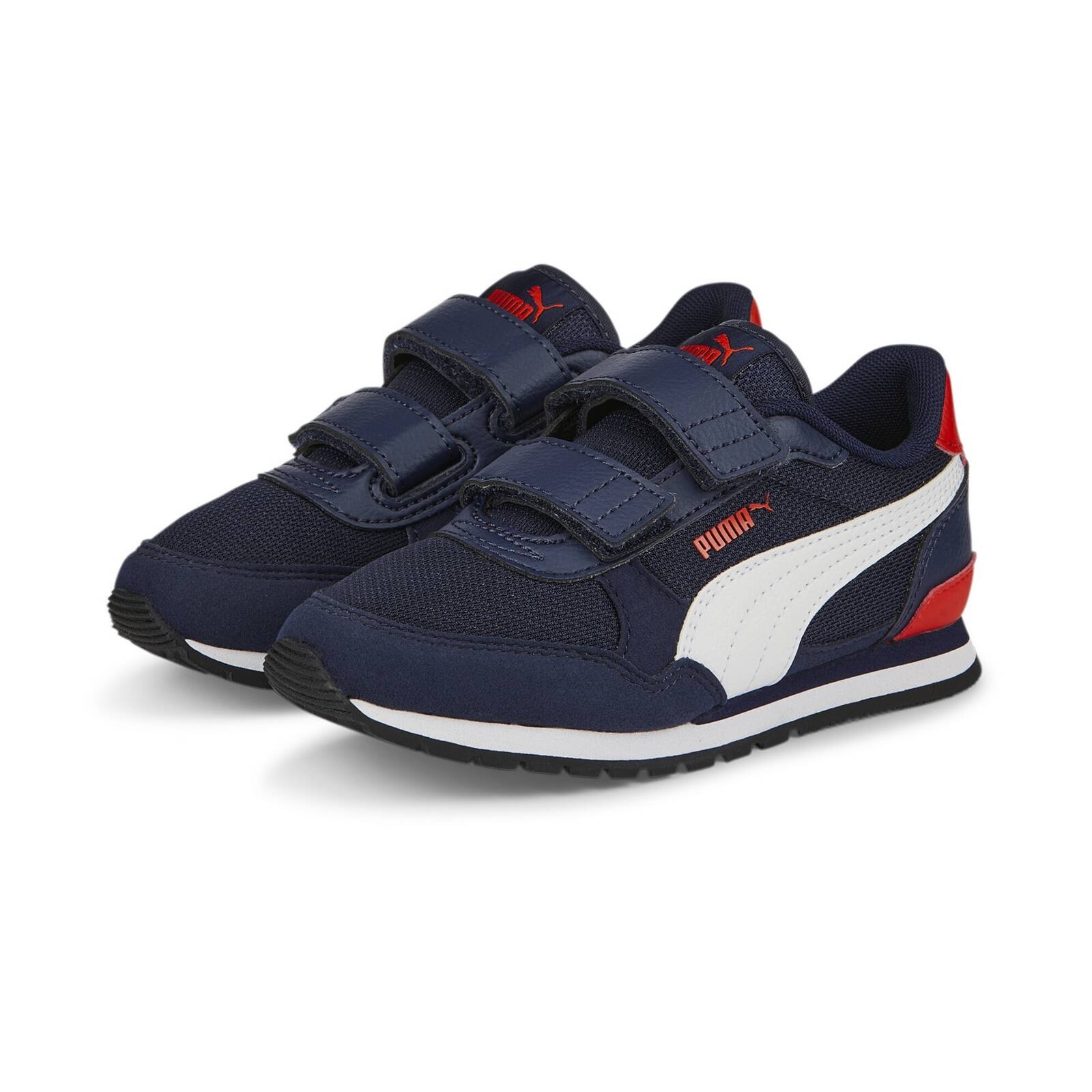 Buty sportowe dziecice Puma RUNNER V3 granatowe 38551109