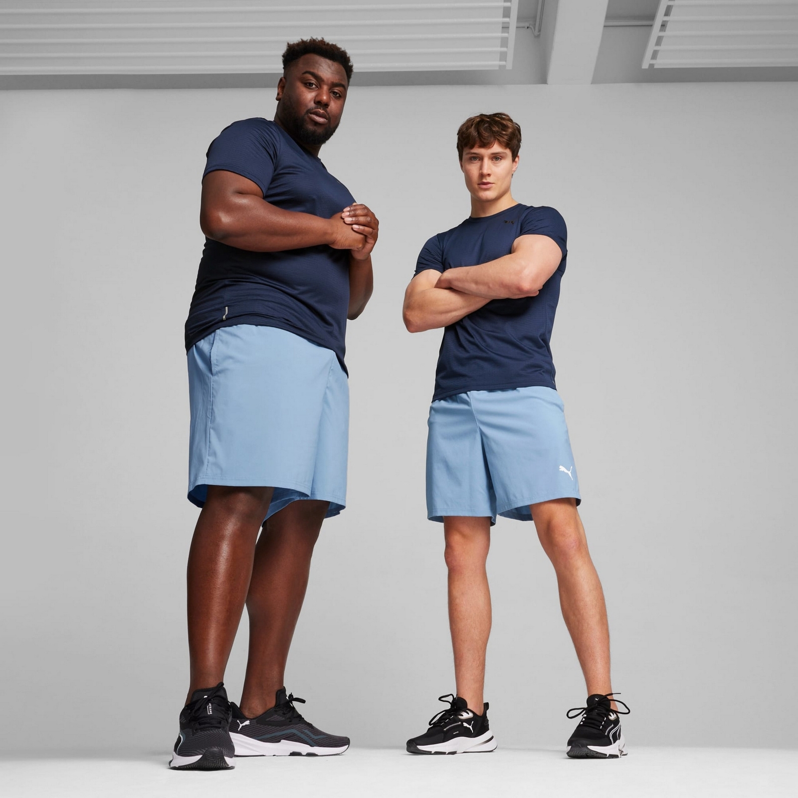 Spodenki treningowe m�skie Puma TRAIN FAV BLASTER 7'' niebieskie 52014227