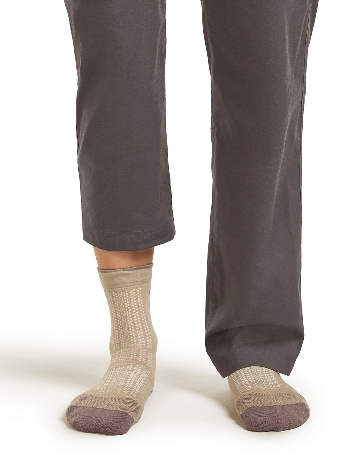 Skarpety trekkingowe damskie Icebreaker MER HIKE+ ULTRALIGHT QUARTER r�owe IB0A578T0MG