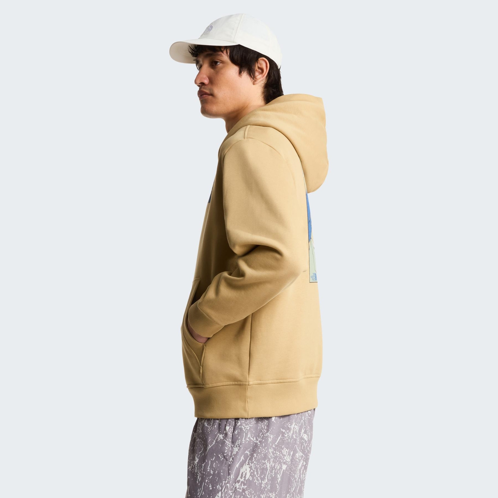 Bluza z kapturem unisex The North Face MOUNTAIN CELEBRATION RELAXED br�zowa NF0A8GB9LK5