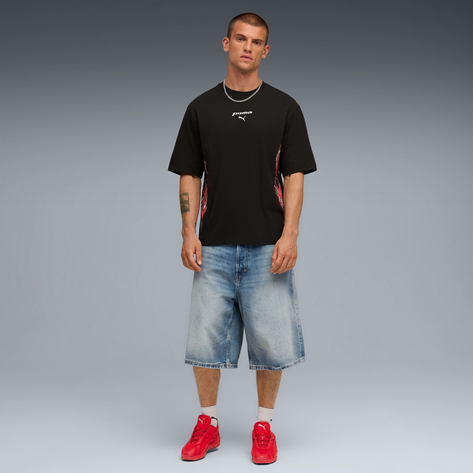 Koszulka m�ska Puma PUMATECH X-BOXY czarna 63357401