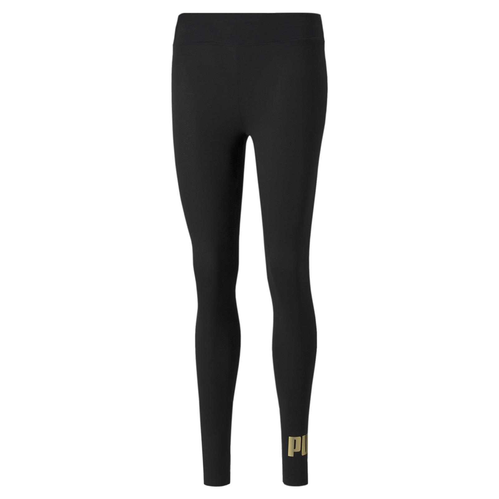 Legginsy damskie Puma ESSENTIAL+ METALLIC czarne 84830701