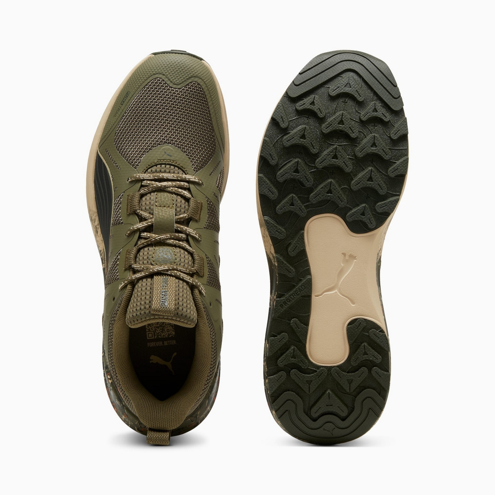 Buty sportowe m�skie Puma REFLECT LITE TRAIL zielone 31011201