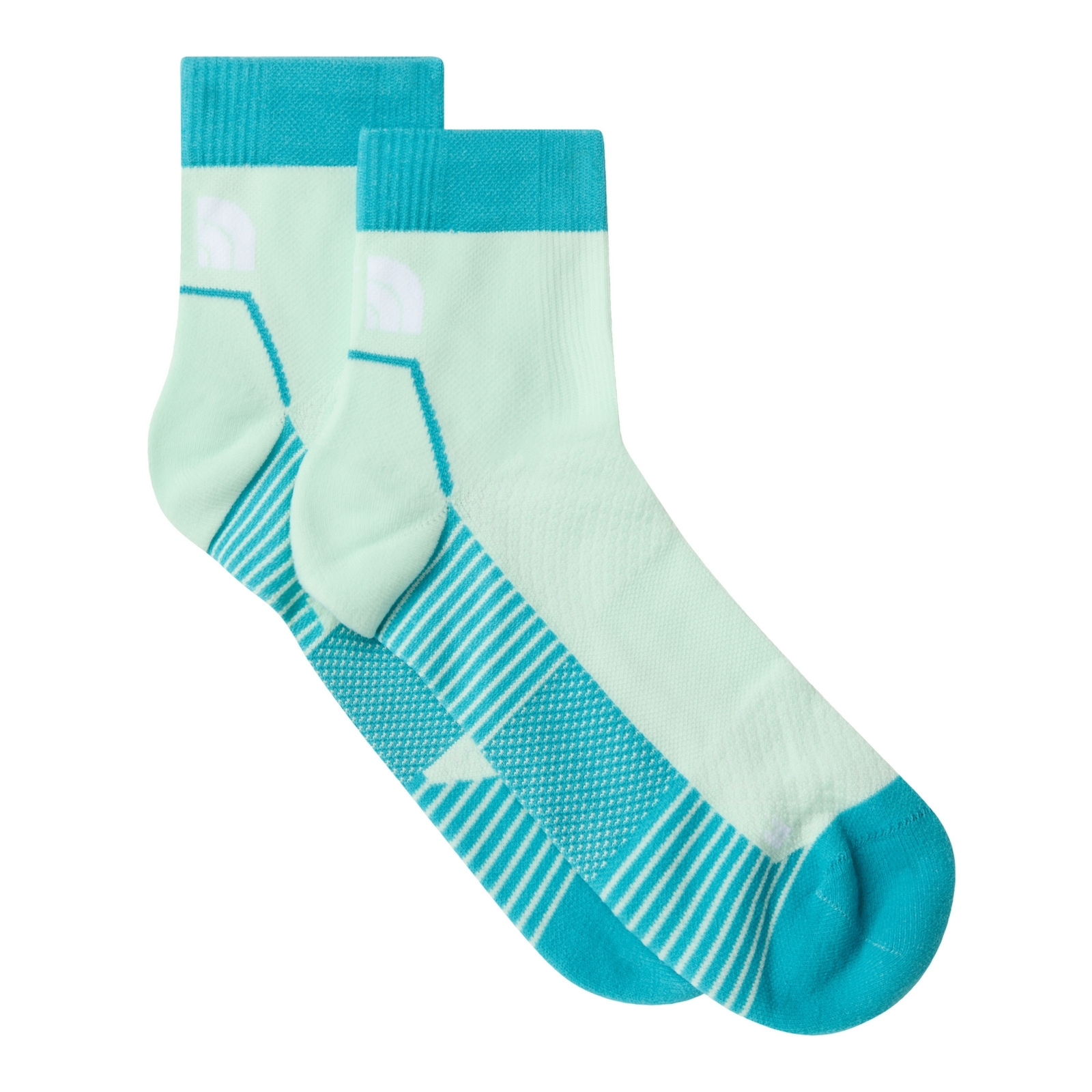 Skarpety do bieg�w trailowych unisex The North Face TRAIL RUN QUARTER niebieskie NF0A882EN3U