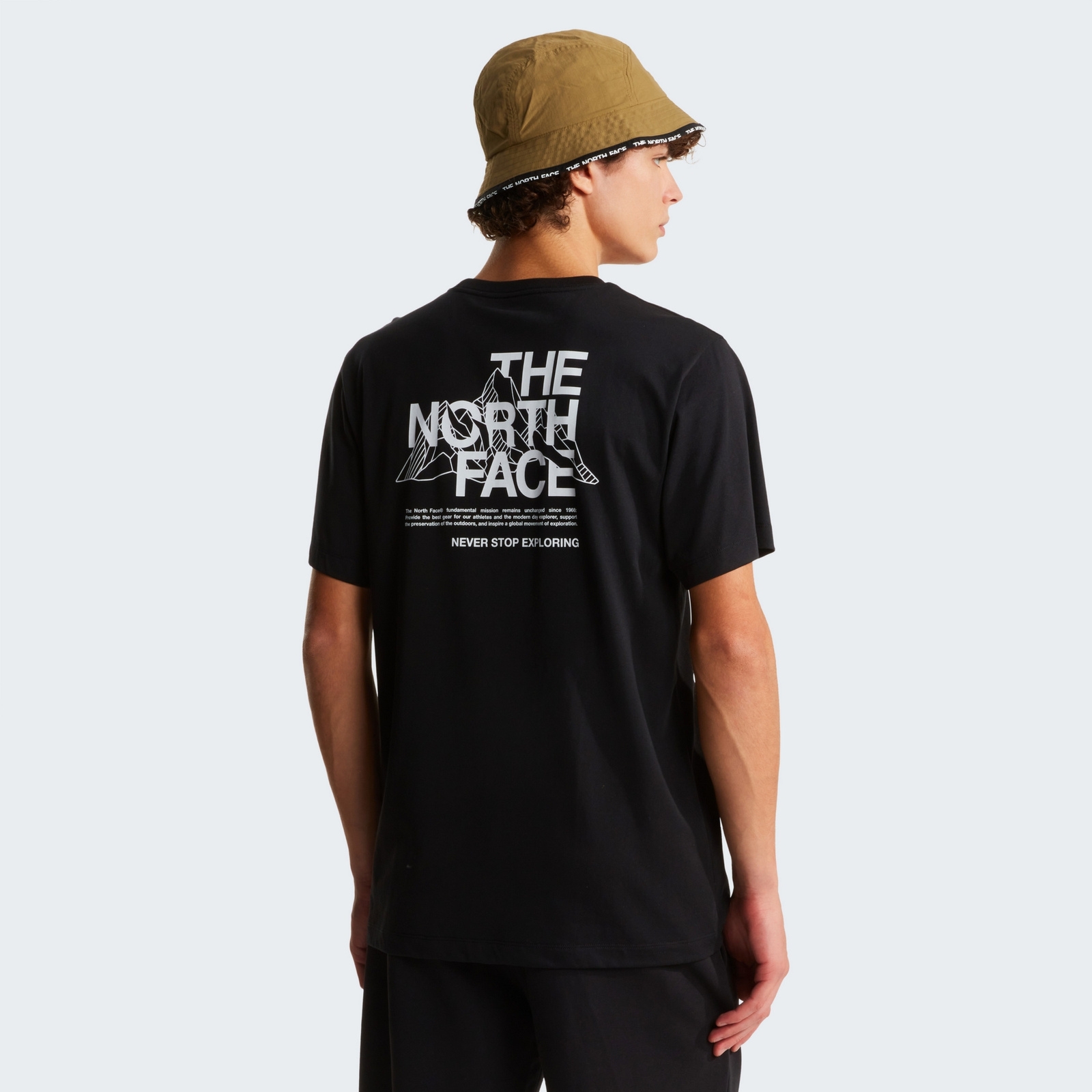 Koszulka m�ska The North Face MOUNTAIN SKETCH REGULAR czarna NF0A8GUZJK3