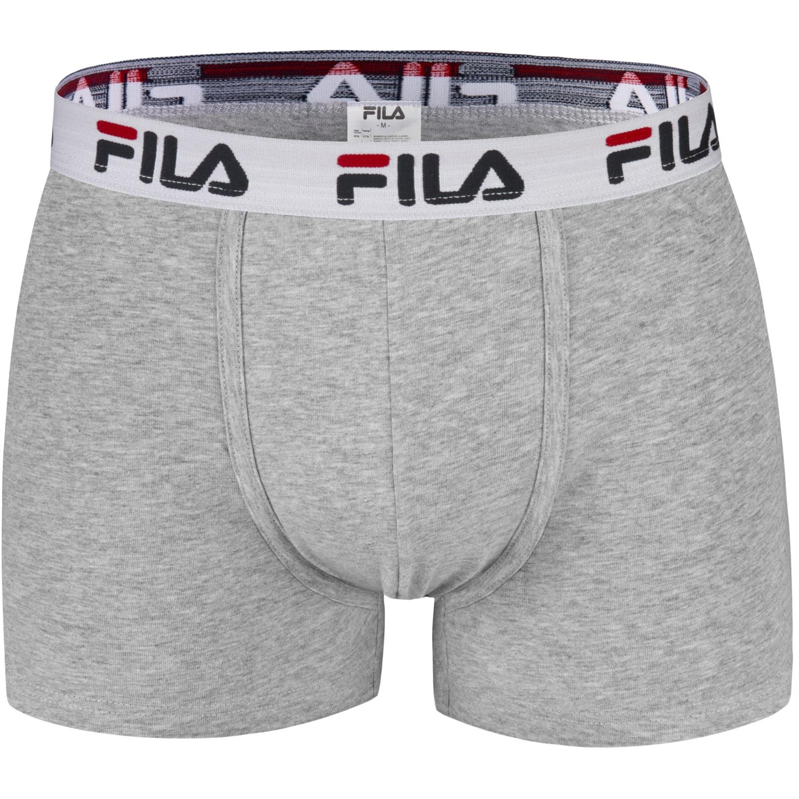 Bokserki mskie Fila BASIC 2-PAC szare FU5016-2-400