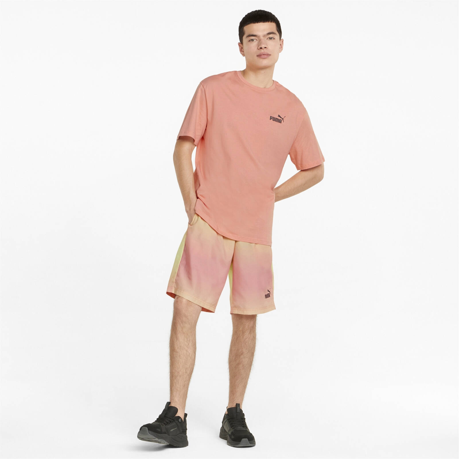 Koszulka mska Puma POWER SUMMER GRAPHIC rowa 67158228
