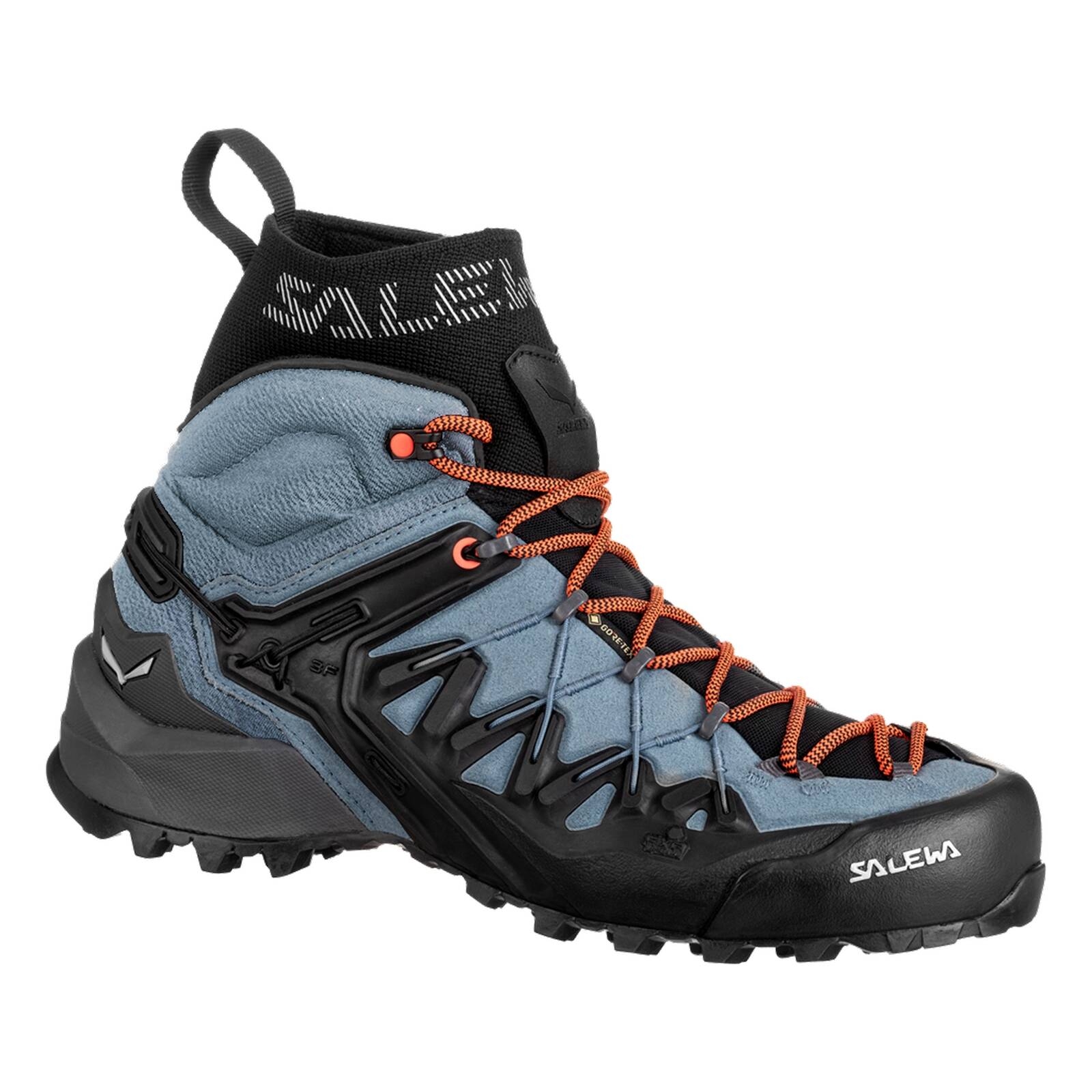 Buty podejciowe damskie Salewa WILDFIRE EDGE MID GTX niebieskie 00-0000061351_8703