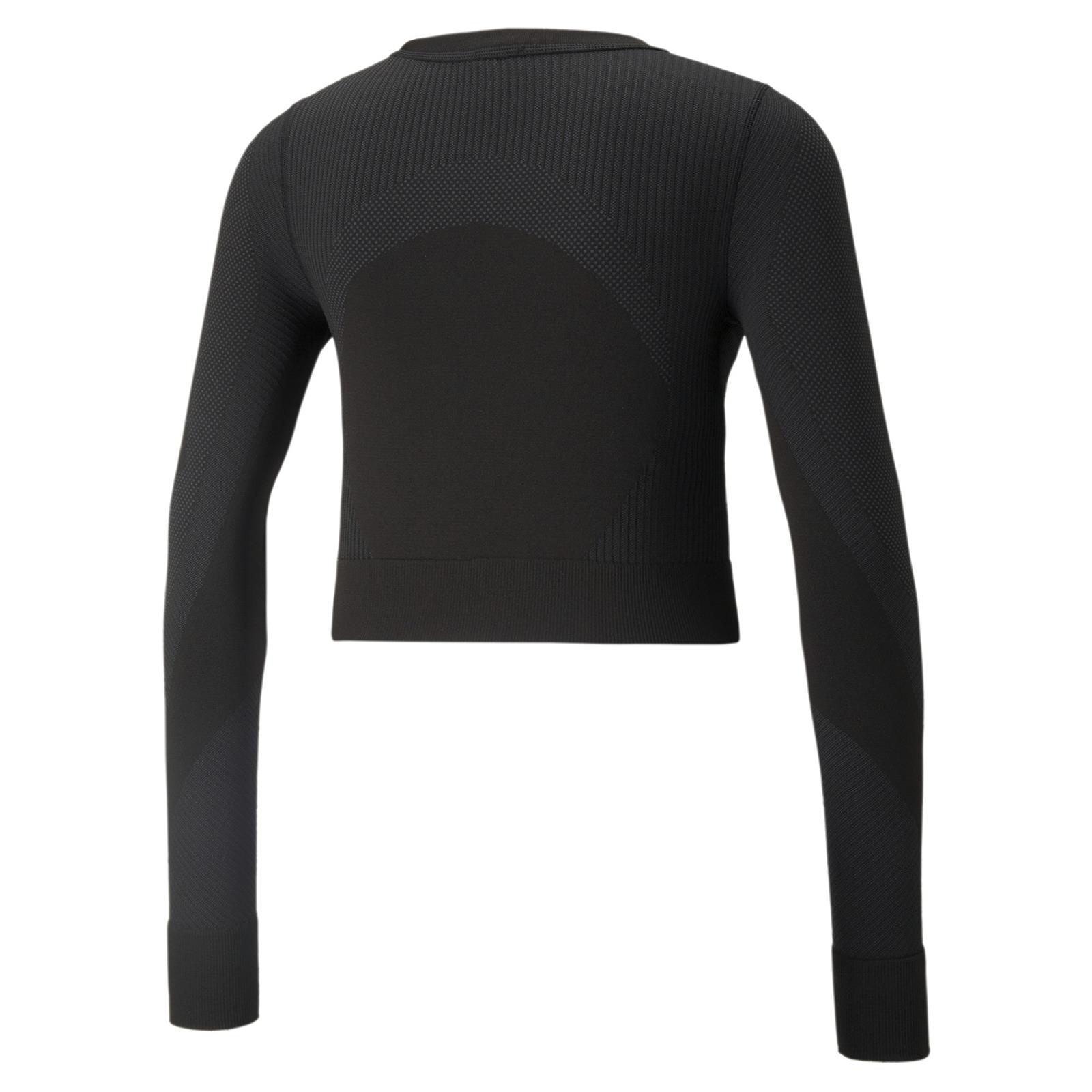 Longsleeve Damski Puma Train Seamless Fitted czarny 52102901