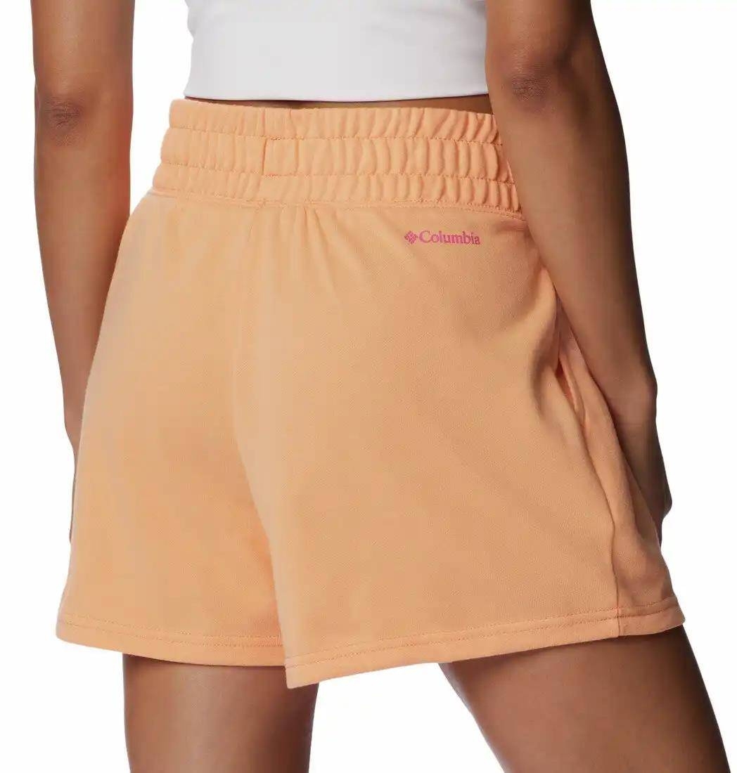 Krtkie Spodenki Columbia Logo III French Terry Short Damskie