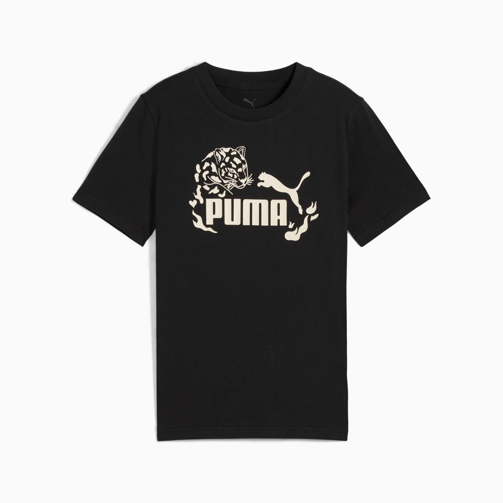 Koszulka dziewcz�ca Puma FLAMING LOVE GRAPHIC czarna 68510701