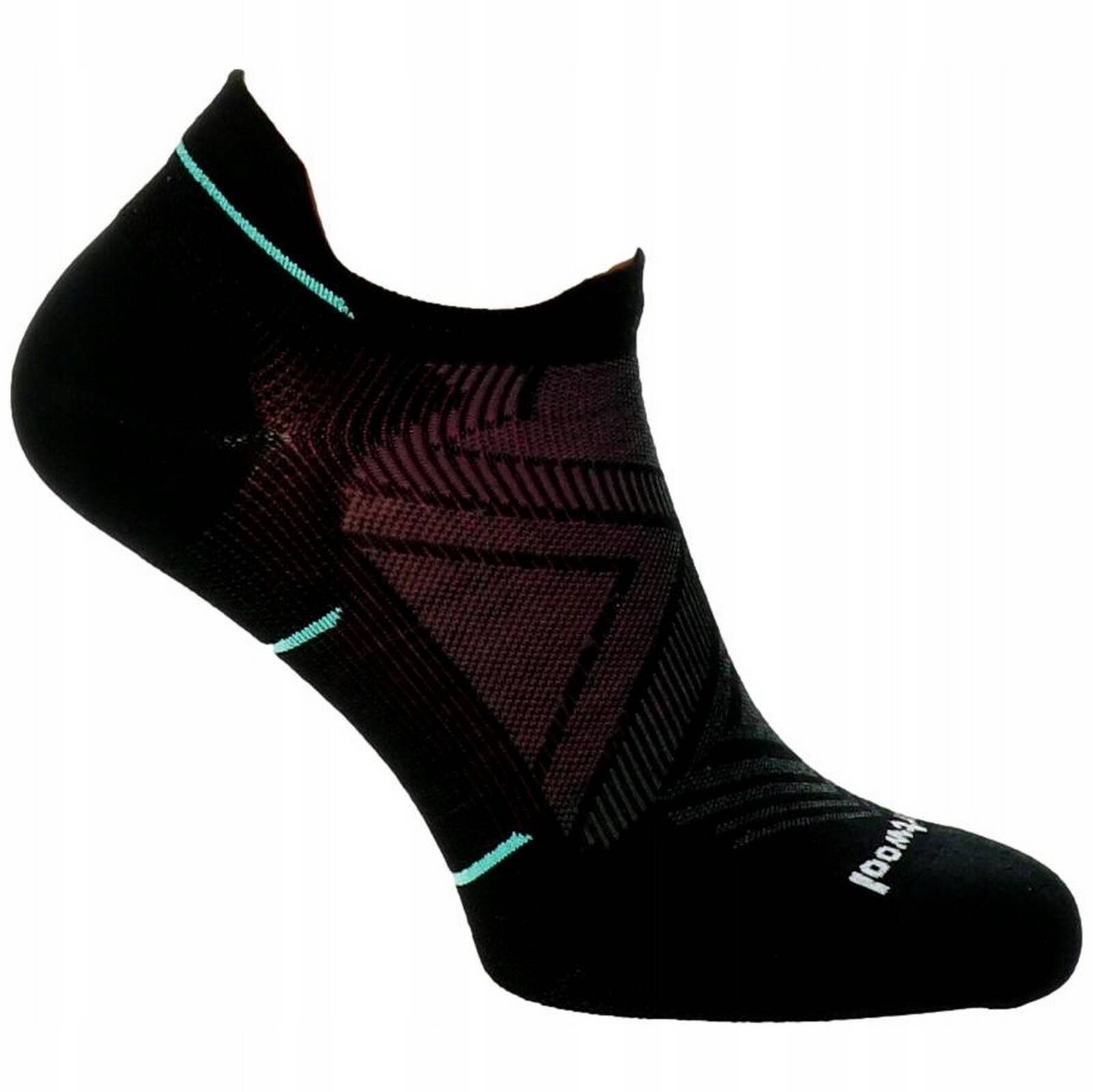 Skarpety do biegania damskie Smartwool RUN ZERO CUSHION LOW ANKLE czarne 01668-001