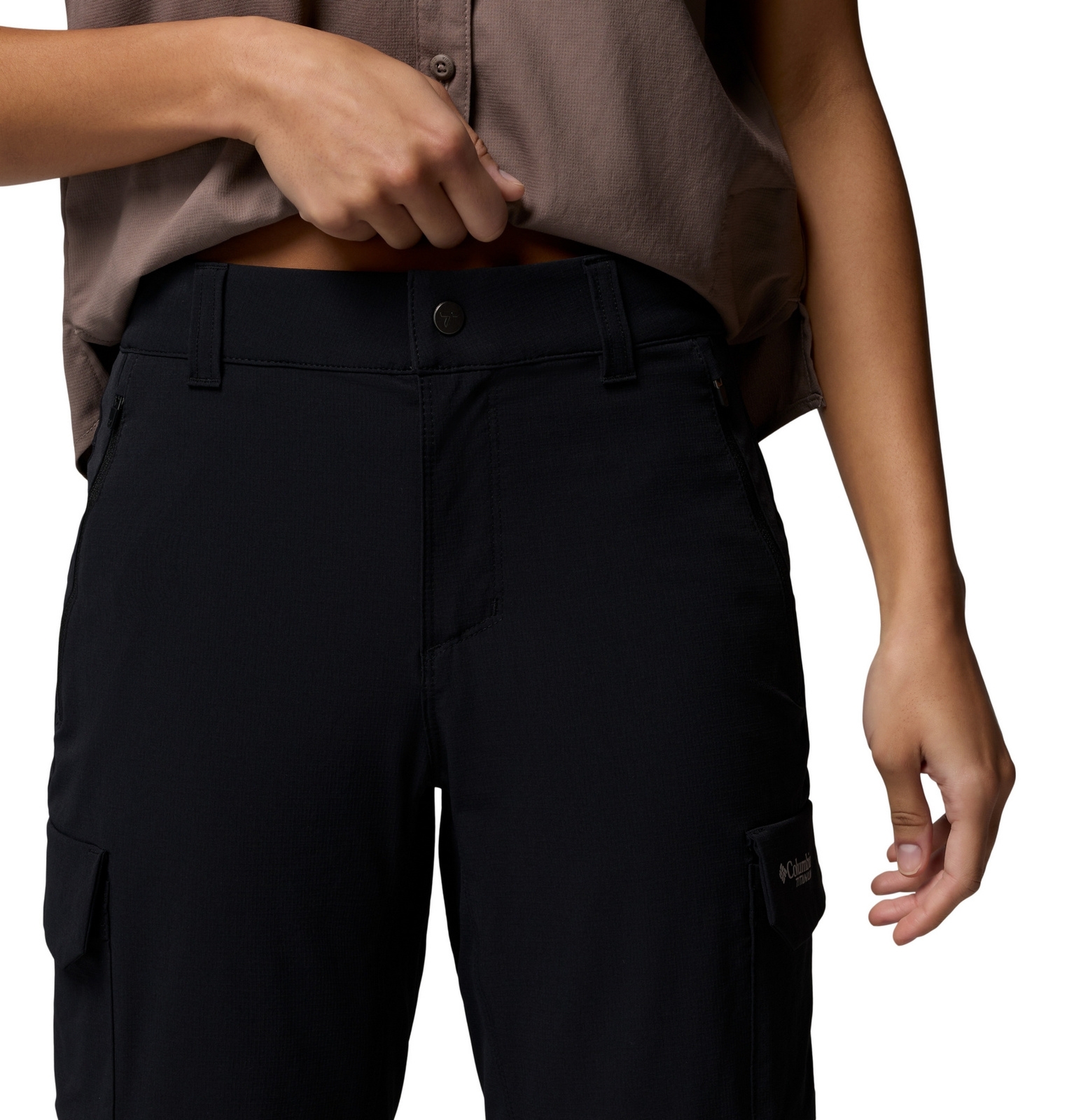 Spodnie trekkingowe damskie Columbia SILVER RIDGE ELITE CONVERTIBLE czarne 2164411010