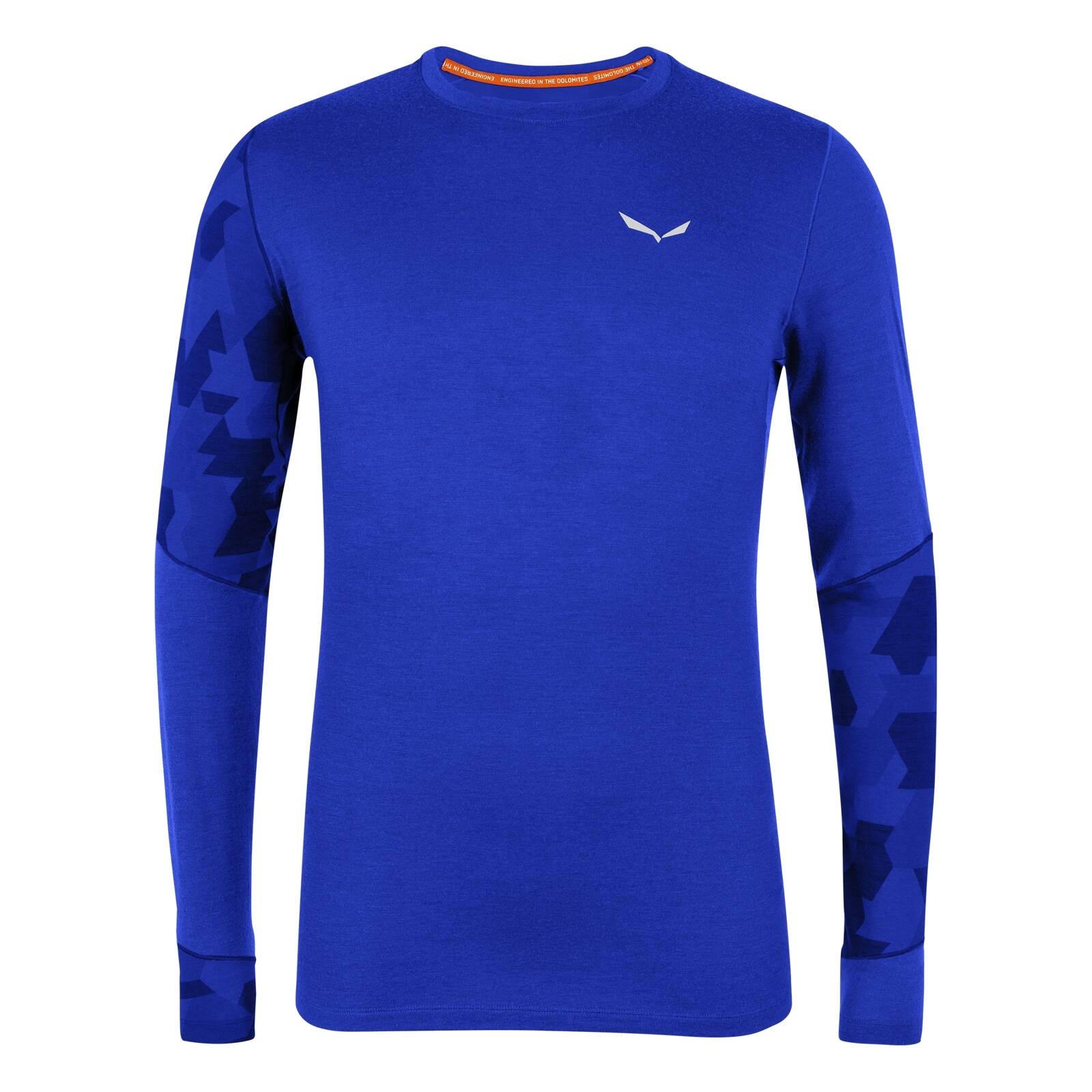 Longsleeve termoaktywny mski Salewa CRISTALLO WARM niebieski 00-0000028205_8620