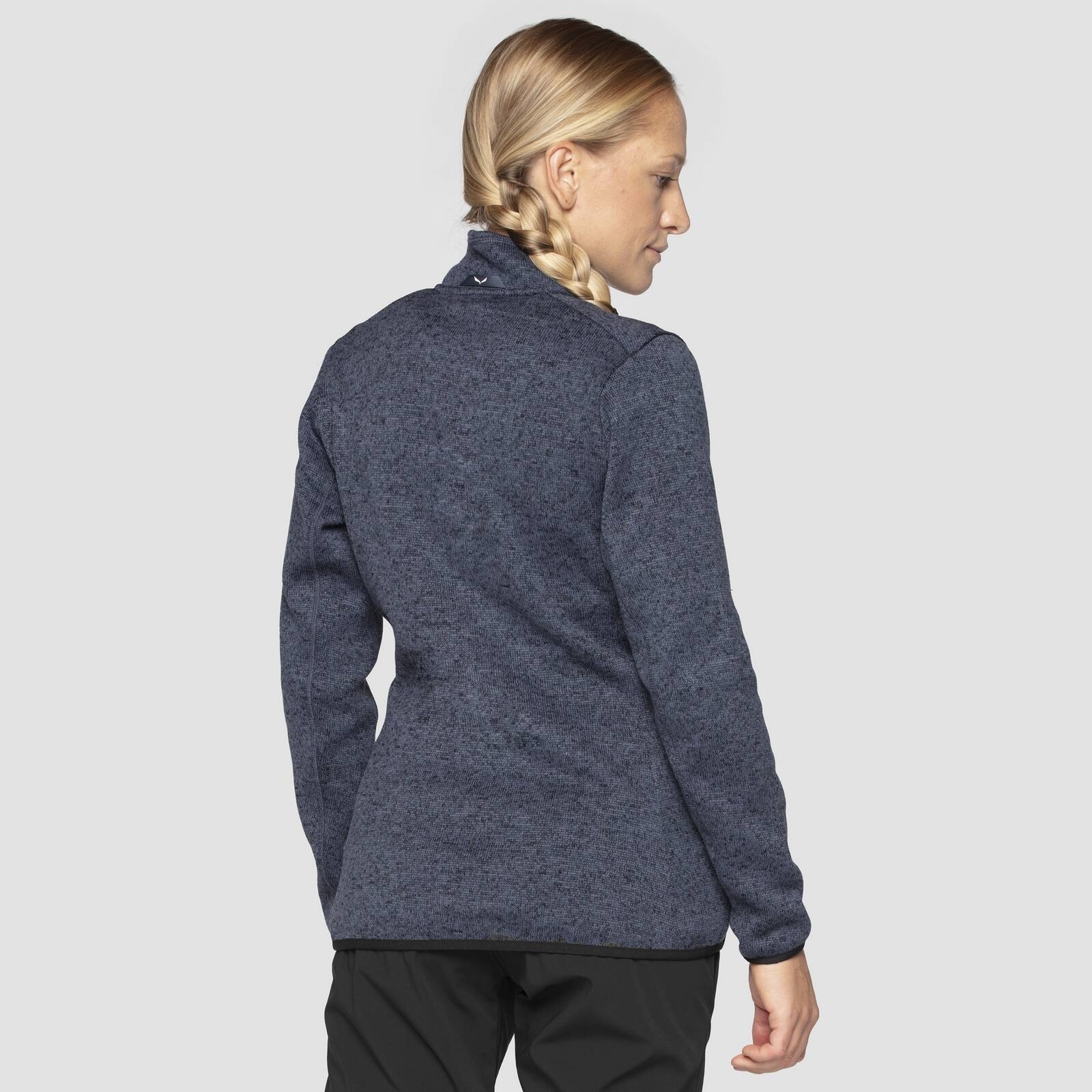 Bluza damska Salewa ROCCA 2 PL FZ granatowa 00-0000027560_0936