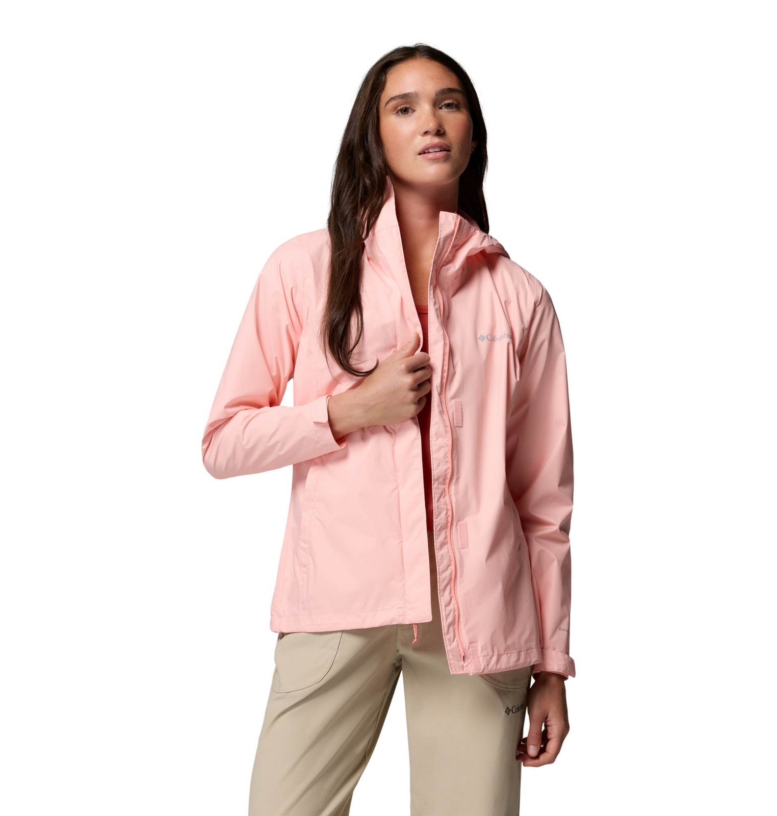 Kurtka wodoodporna damska Columbia ARCADIA II r�owa 1534115669