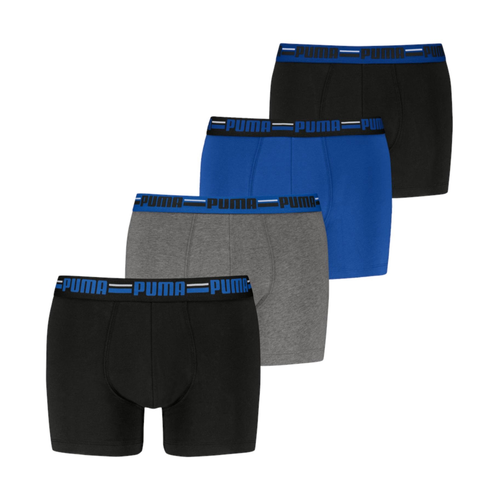 Bokserki m�skie Puma BASIC BRAND ELASTIC 4-PACK wielokolorowe 93819709