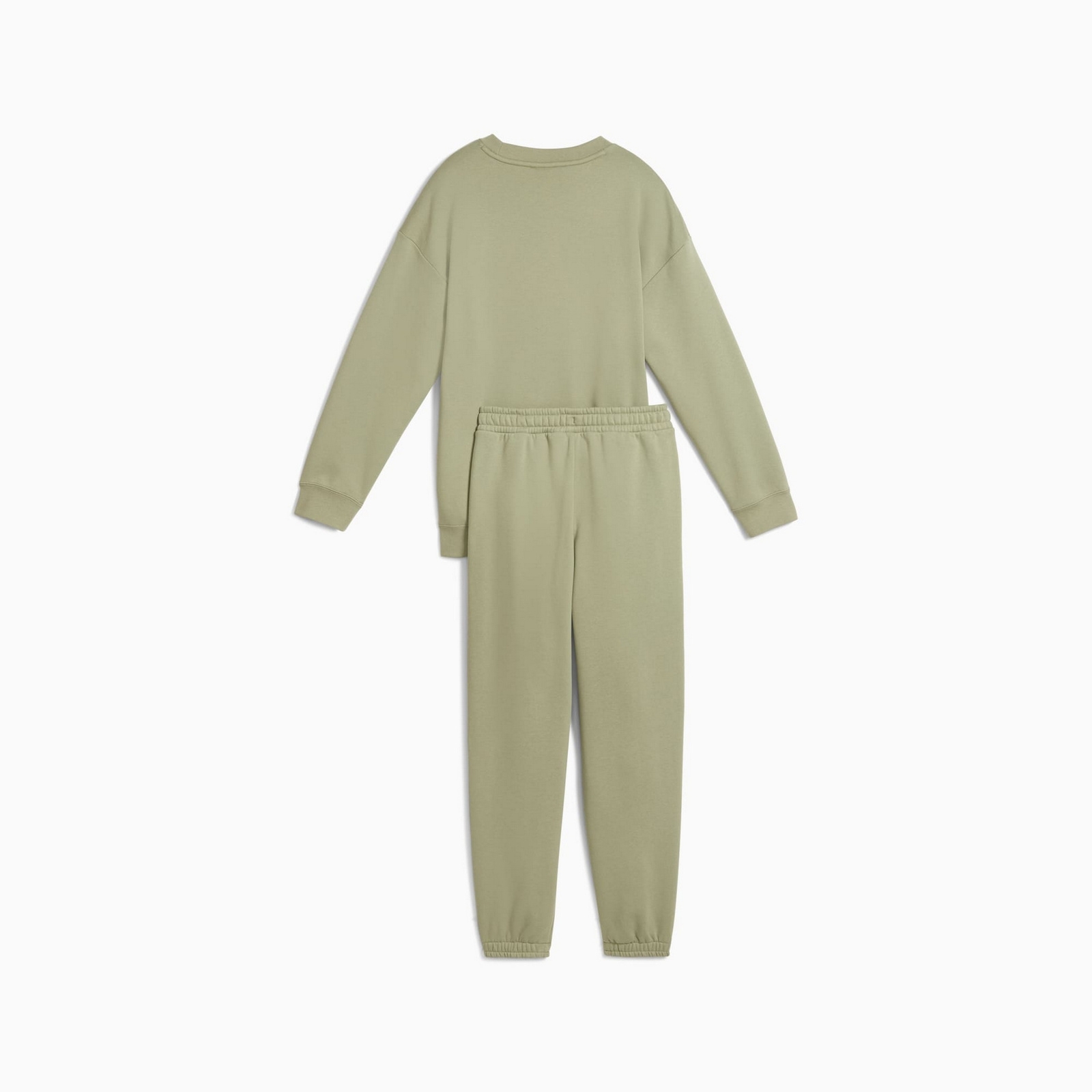 Komplet dresowy dziewczcy Puma LOUNGWEAR OVERSIZED FL zielony 68972782