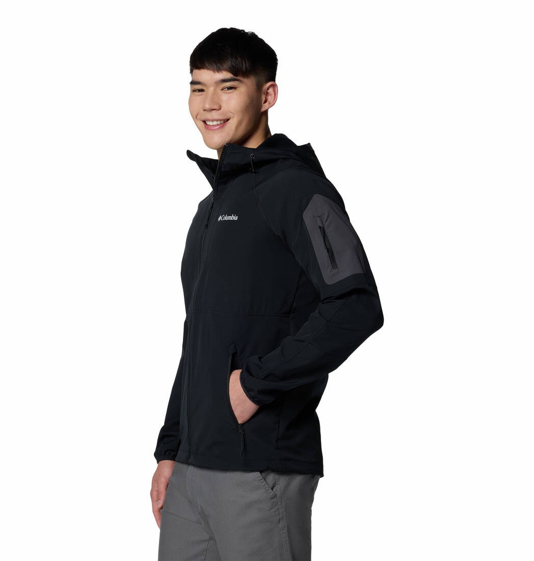 Kurtka softshellowa mska Columbia TALL HEIGHTS II czarna 2117211010